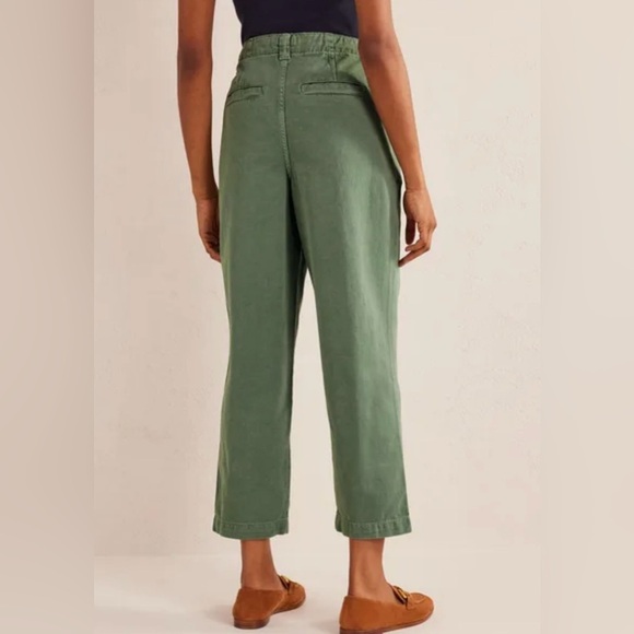 NWT Boden Casual Cotton Pants in Seaspray, size 10L. - Picture 2 of 7